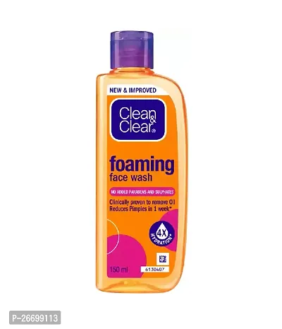 Clean  Clear Foaming Face Wash For Oily Skin, 150ml-thumb0