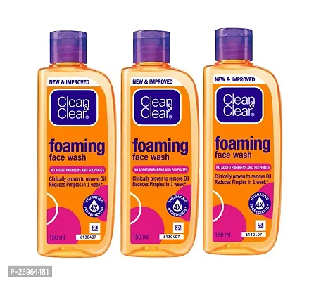 Clean and clear facial facewash 150 ml,3PACK