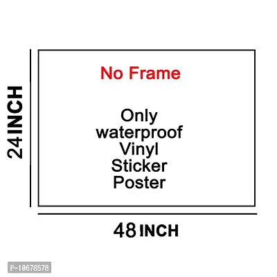 British Terminal Lucky Seven Horses Running at Sunrise ll 7 Horse vastu Vinyl Sticker Poster ll 48stjican236-thumb2