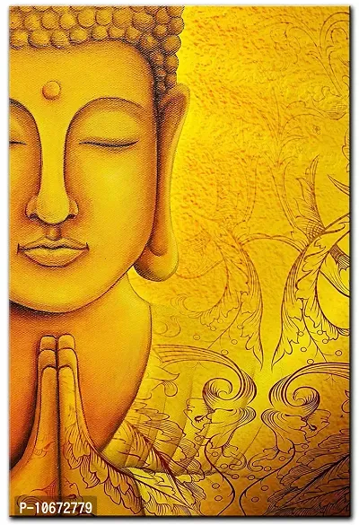 British Terminal Buddha Wallpapers Fully Waterproof Vinyl Sticker Poster for Living Room,Bedroom,Office,Kids Room,Hall (24inch X 36inch)