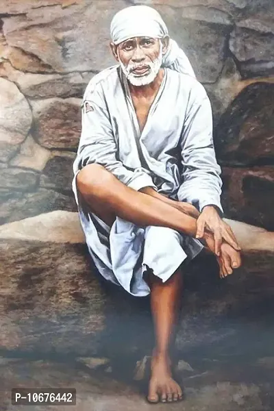 British Terminal? Shirdi Sai Baba Religious Waterproof Vinyl Sticker Poster || (24X18 inches) btcan1151-2