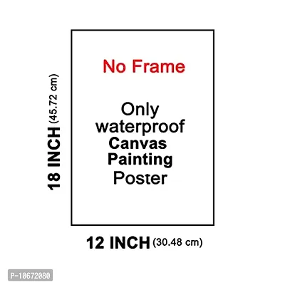 British Terminal? Lord Ganesha vighnaharta and Ram Lakshman with Mahadev Canvas Painting Poster Waterproof for Home Decor || (12X18 inches) bt1345-1-thumb2