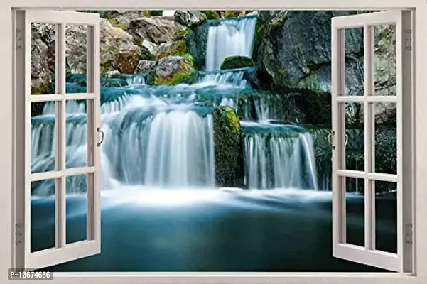 Buy British Terminal? 3d Vastu Beautiful Nature Waterfall Waterproof ...