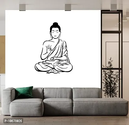 British Terminal? Lord Buddha Self Adhesive Decorative Wall Sticker || (60cm X 45cm) btcut5565-2