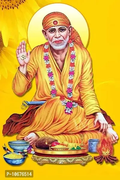 British Terminal? Shirdi Sai Baba ReligiousWaterproof Vinyl Sticker Poster || (24X18 inches) btcan1146-2