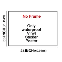 British Terminal? Rajasthani Painting Waterproof Vinyl Sticker Poster || (24 inch X 36 inch) btcan3448-3-thumb1