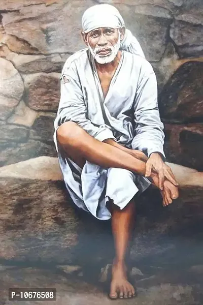 British Terminal? Shirdi Sai Baba Religious Waterproof Vinyl Sticker Poster || (12X18 inches) btcan1151-1