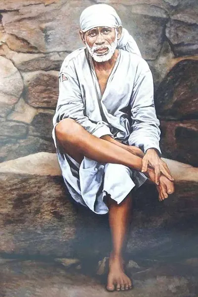 Shirdi Sai Baba Digital Wall Poster For Home