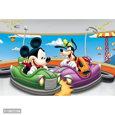 British Terminal? Mickey Mouse Cartoon Painting Poster Waterproof Canvas Print for Kids Room,Home Decor || vas1397-1