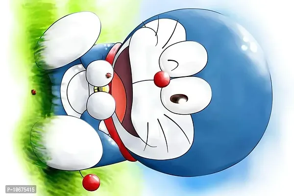 British Terminal? Doraemon Cartoon Waterproof Vinyl Sticker Poster || (24X36 inches) btcan2482-3