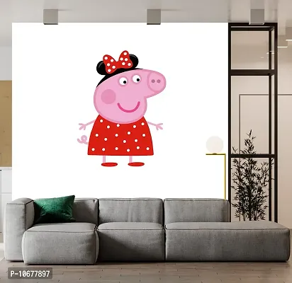 British Terminal? Peppa Pig Cartoon Self Adhesive Decorative Wall Sticker || (30cm X 45cm) btcut5467-1