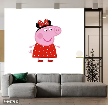 British Terminal? Peppa Pig Cartoon Self Adhesive Decorative Wall Sticker || (30cm X 45cm) btcut5467-1-thumb0