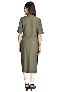 Cherry FAB Kurti with Scarf for Women, Muslin, Knee Length-thumb1