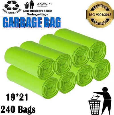 U Cut Plain Oxo-Biodegradable Garbage Bags, Medium, Size (in inches):  19x21, Holding Capacity: 15