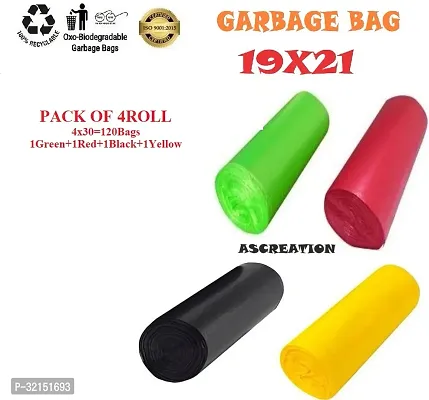 Useful Garbage Bags - 19x21 (4Roll-120bags) for Home-thumb0