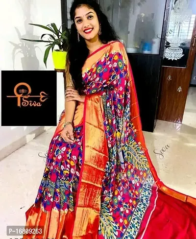Stylish Brasso Multicoloured Printed Saree With Blouse Piece For Women