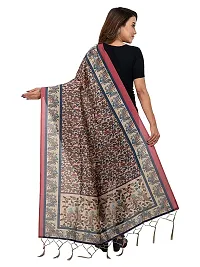 Fshway Women's Chanderi Silk Dupatta Digital Printed Silk Chunni (Length:2.30 Mtr, Width: 36 Inch Approx 1 Mtr)-thumb2