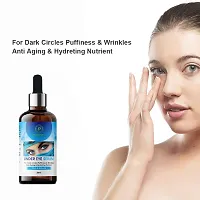 Anti Wrinkle Under Eye Serum Enriched with Vitamin C, B3  E with dark spot removal Benefits-30ml (PACK OF 2) 60ml-thumb1