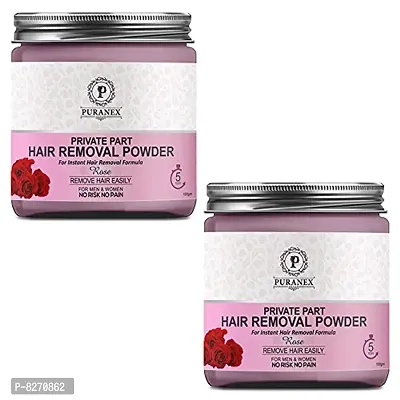 Private Part Hair Removal Powder (Rose Fragrance) Specially For Private Part(For Private Part Area Hair Removal No Risk No Pain) Men  Women 200 GM