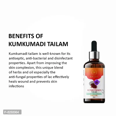 PURANEX Kumkumadi Talim Ayurvedic Face Oil Enriched For Glowing, Spotless, Anti-Ageing  Radiant Skin-30ml-thumb3