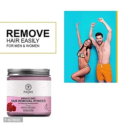 Private Part Hair Removal Powder (Rose Fragrance) Specially For Private Part(For Private Part Area Hair Removal No Risk No Pain) Men  Women 100 GM-thumb2