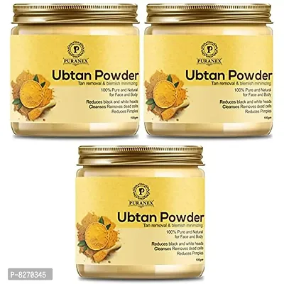 100% Natural  Pure Body Scrub/Ubtan Powder For May Help in Deep Cleansing, Exfollating  Detoxifying Skin, Removal of Sun Tan and Dullness, Glowing  Shiny Skin-Face-100Gm (Pack of 3-100Gm)- 300Gm