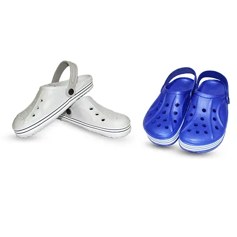 Unisex Casual Walking Clogs Combo (Pack of 2)