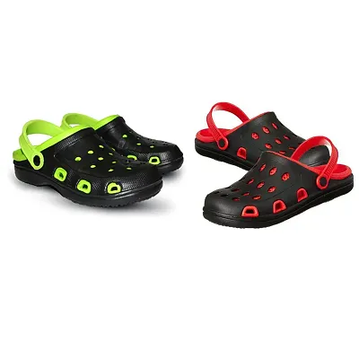 Unisex Casual Walking Clogs Combo (Pack of 2)
