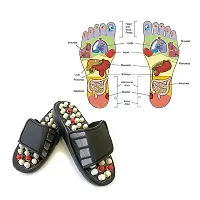 Spring Acupressure  Magnetic Therapy Paduka Slippers For Full Body Blood Circulation  Leg Foot Massager-thumb1