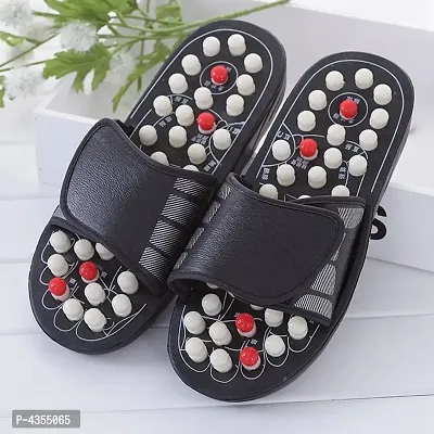 Spring Acupressure  Magnetic Therapy Paduka Slippers For Full Body Blood Circulation  Leg Foot Massager-thumb3
