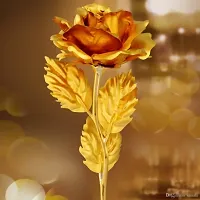 24K Golden Rose 10 Inches With Gift Box - Best Gift For Loves Ones, Valentine'S Day, Mother'S Day, Anniversary, Birthday-thumb2