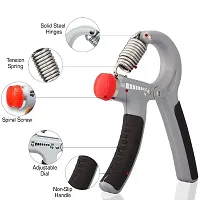 Adjustable Non-Slip Hand Grip Strengthener Wrist Forearm Exerciser for Body Workout and Strength Multicolor-thumb1