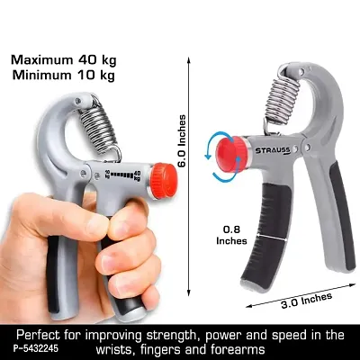 Hand Gripper-Best Hand Exerciser Grip Strengthener Adjustable 10 Kg To 40 Kg Multicolor-thumb0
