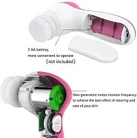 Facial Kit // Multifunction Beauty Care Brush Deep Clean 5 in 1 Portable Facial Cleaner Relief Face Massager-thumb3