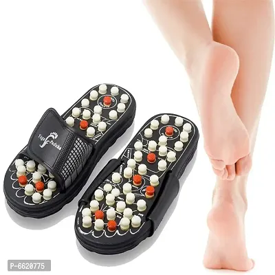 Manual Spring Acupressure and Magnetic Therapy Accu Paduka Slippers for Full Body Blood Circulati