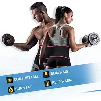 Sweat Slim Belt for Mens and Womens ! Sweat Slim Belt for Fat Loss, Weight Loss and Tummy Trimming Exercise for Both Men and Women-thumb3