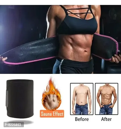 Sweat Slim Belt for Mens and Womens ! Sweat Slim Belt for Fat Loss, Weight Loss and Tummy Trimming Exercise for Both Men and Women-thumb2