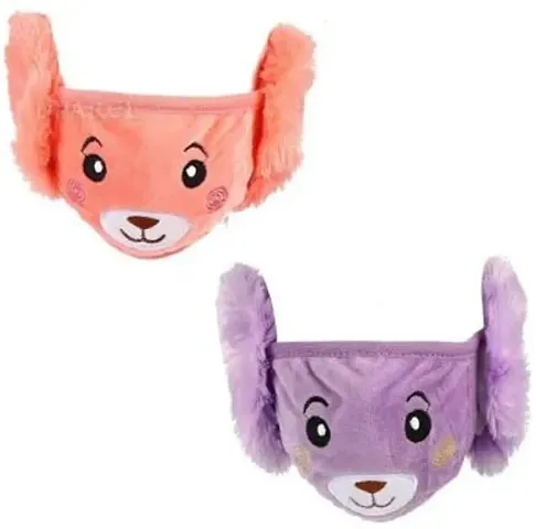 Kids Face Mask Ear Muffs Covers Pack of 2