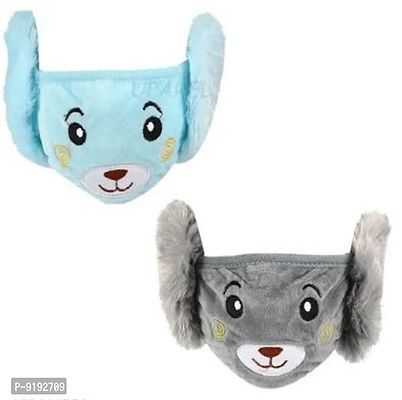 Kids Face Mask Ear Muffs Covers Pack of 2