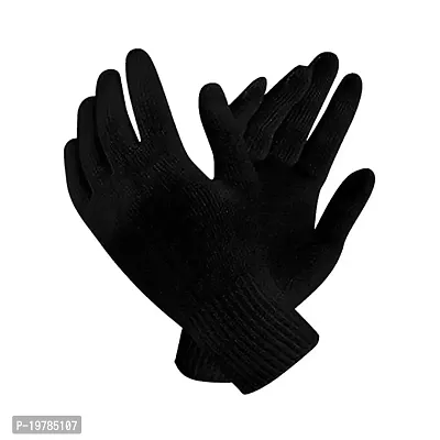 Eastern Club Unisex Wool Winter Neck Scarf, Gloves And Caps (Pack Of 3 Pieces)-thumb2