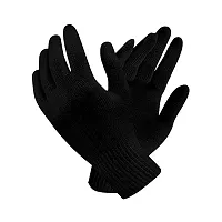 Eastern Club Unisex Wool Winter Neck Scarf, Gloves And Caps (Pack Of 3 Pieces)-thumb3