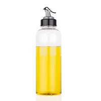 Dream Shopping Oil Dispenser Plastic 1 litres Oil Dispenser for Cooking Easy Flow Oil and Vinegar Bottle Oil Pourer Liquid Dispenser Transparent Unbreakable-thumb1