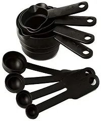 Dream Shopping Measuring Cup and Spoon Set Measuring Cups Color Black Set of 8-thumb1