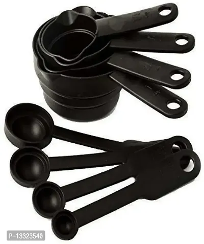 Dream Shopping Measuring Cup and Spoon Set Measuring Cups Color Black Set of 8-thumb2