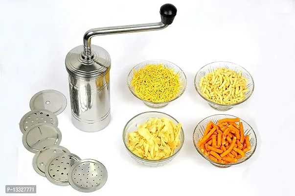 Dream Shopping Sunblink? Stainless Steel Nerling Sev Sancha Sev Chakli Gathiya Sevaiya Maker-thumb5