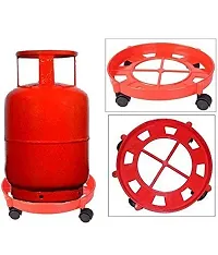 Dream Shopping Super Gas Cylinder Trolley with Wheels Lpg Gas Handling Trolley-thumb2