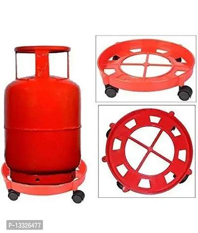 Dream Shopping Super Gas Cylinder Trolley with Wheels Lpg Gas Handling Trolley-thumb3