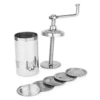 Dream Shopping Stainless Steel Sev Sancha Machine Muruku Maker with 6 Jali Kitchen Tools of Namkeen and Snacks Maker Stainless Steel 9 No.-thumb1