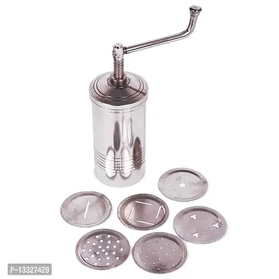 Dream Shopping Linux4You Tainless Steel Sev Sancha Snack Maker with 6 Different Blades No 10-thumb2