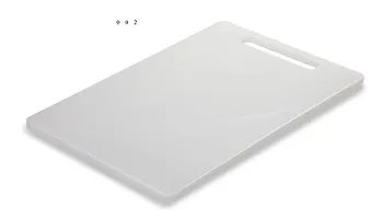 Growmore All Time Plastics Chopping Board, 37cm, White-thumb2